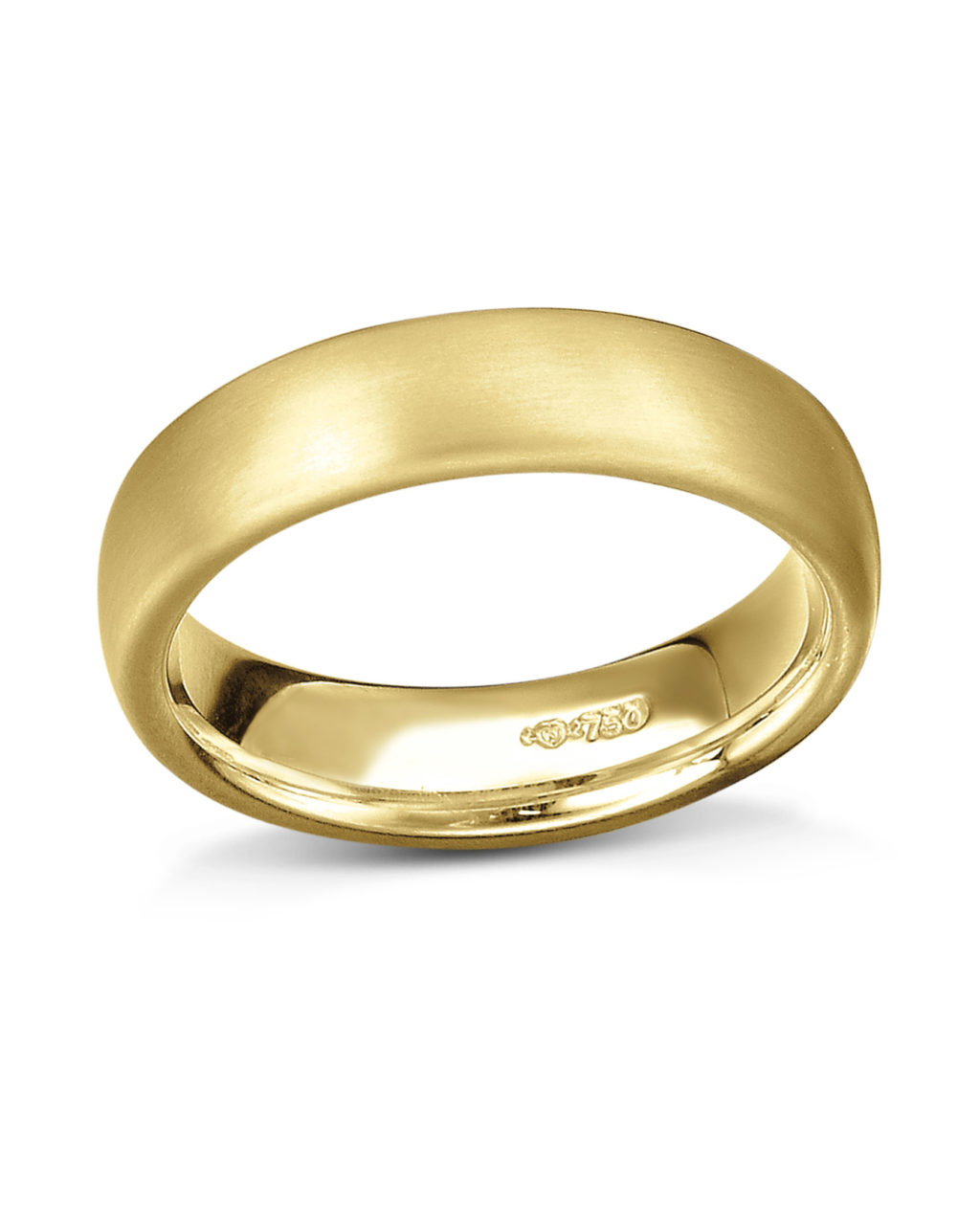 Yellow Gold Oval Wedding Band Turgeon Raine