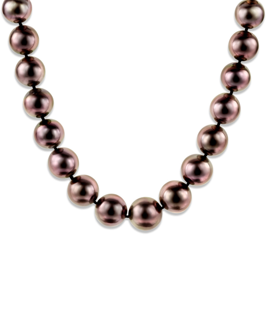 Eggplant Tahitian Pearl Strand Necklace Turgeon Raine