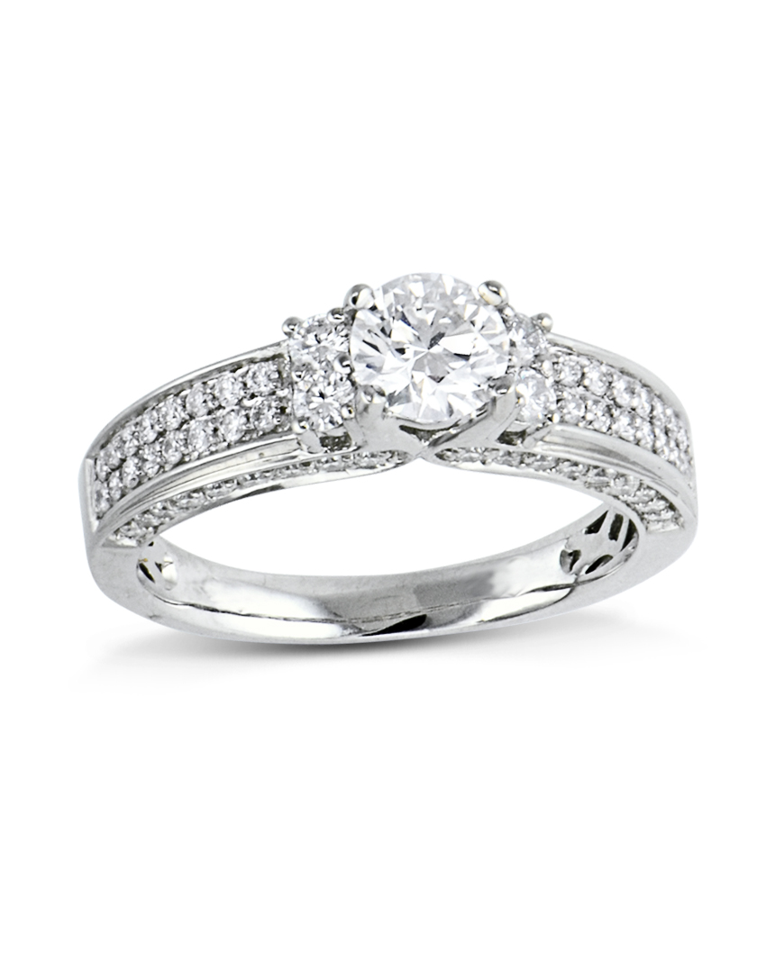 Two Row Pavé Diamond Engagement Ring - Turgeon Raine