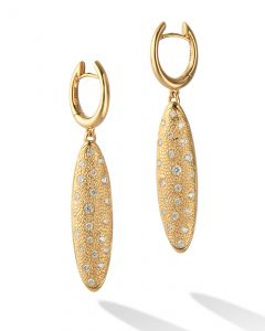 Diamond starry earrings