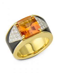 Michael Bondanza designed Citrine ring