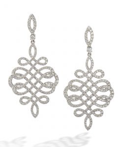 Woven Diamond earrings