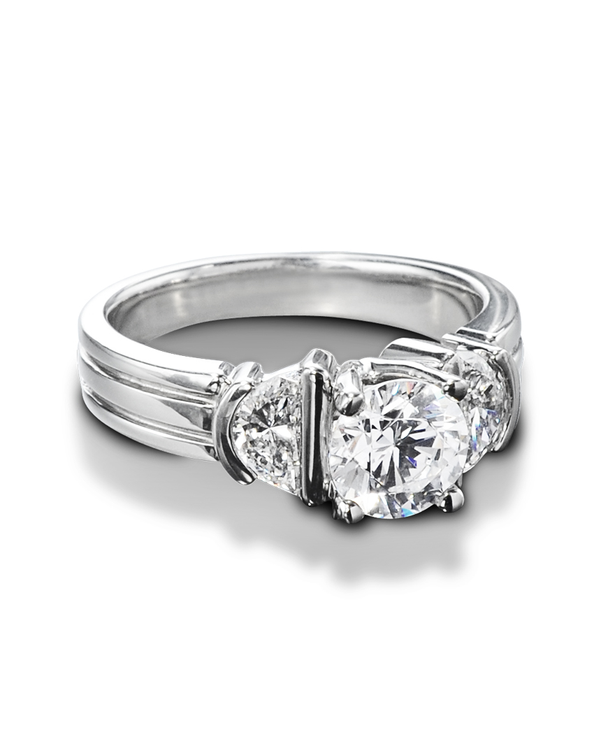 Three Stone Diamond Engagement Ring - Turgeon Raine