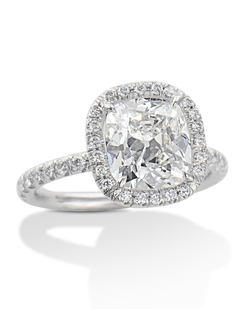 Classic Cushion Cut Diamond Engagement Ring Turgeon Raine