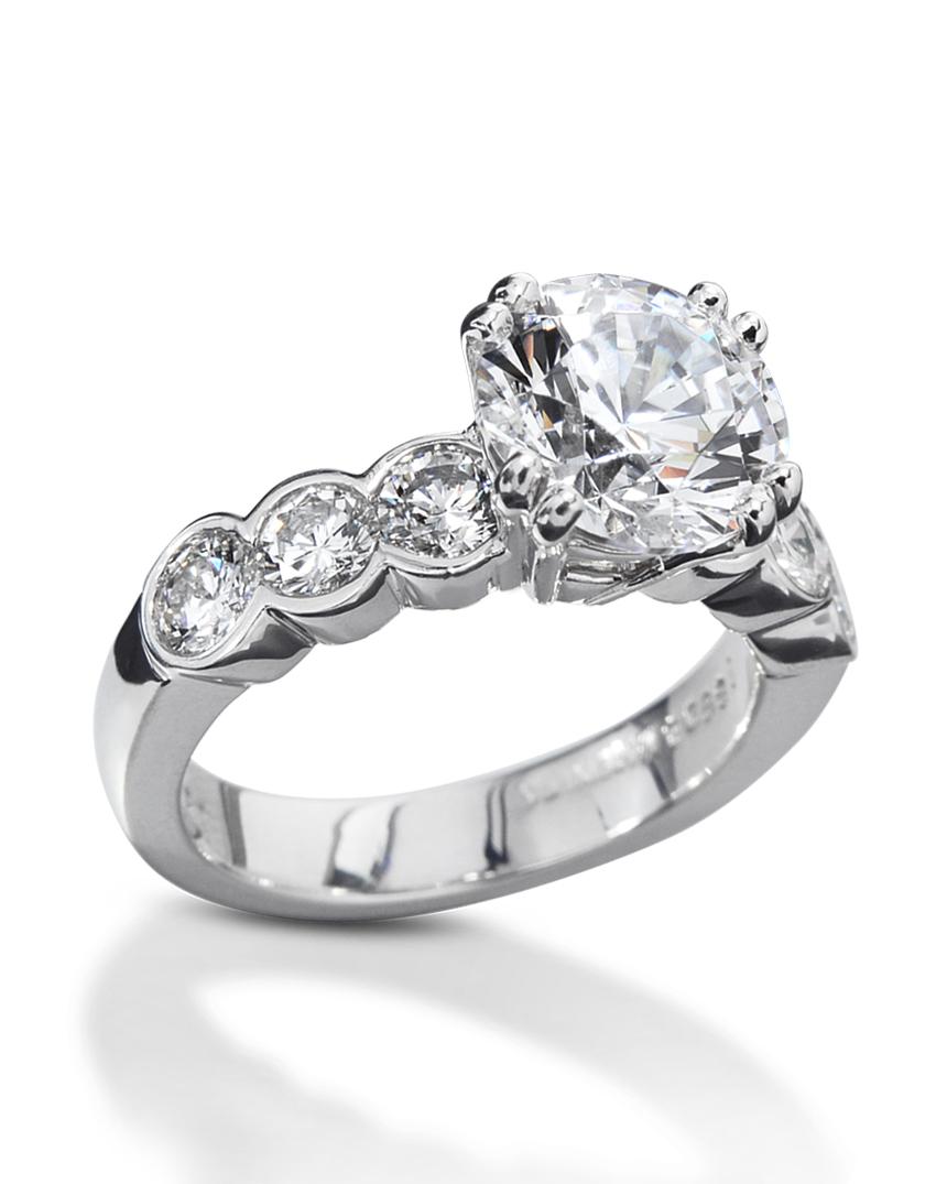 Bezel Set Diamond Engagement Ring - Turgeon Raine