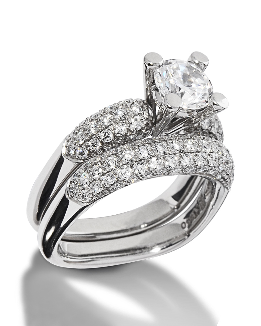 Innovative Pavé Diamond Engagement Ring - Turgeon Raine