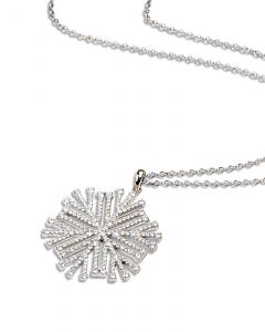 Diamond Snowflake Necklace