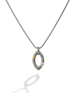 Diamond pendant necklace by Steven Kretchmer