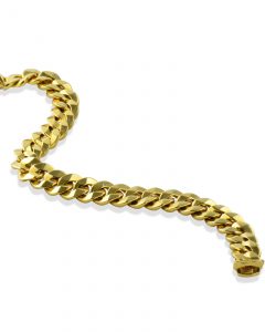 Gold link bracelet