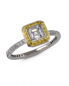 Asscher cut diamond