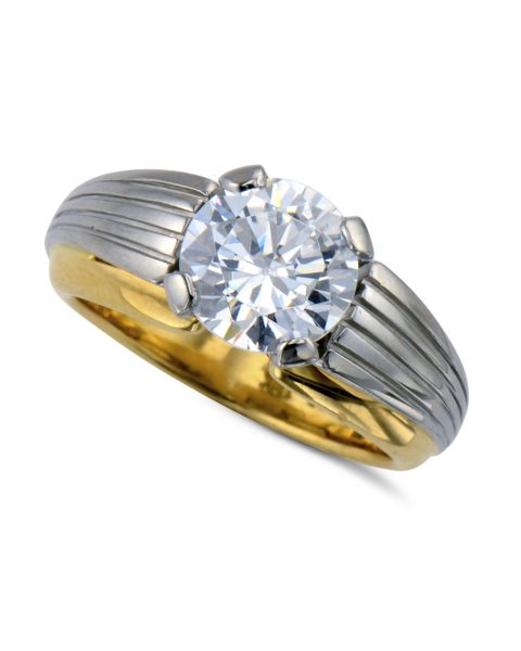 Platinum and 18kt mounting