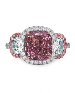 Fancy Intense Purple-Pink Diamond ring