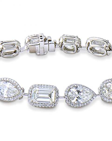 Mixed Shape Diamond Bracelet