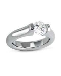 Bypass Wedding Band - Whirlwind Band (Engagement Ring Not Included)