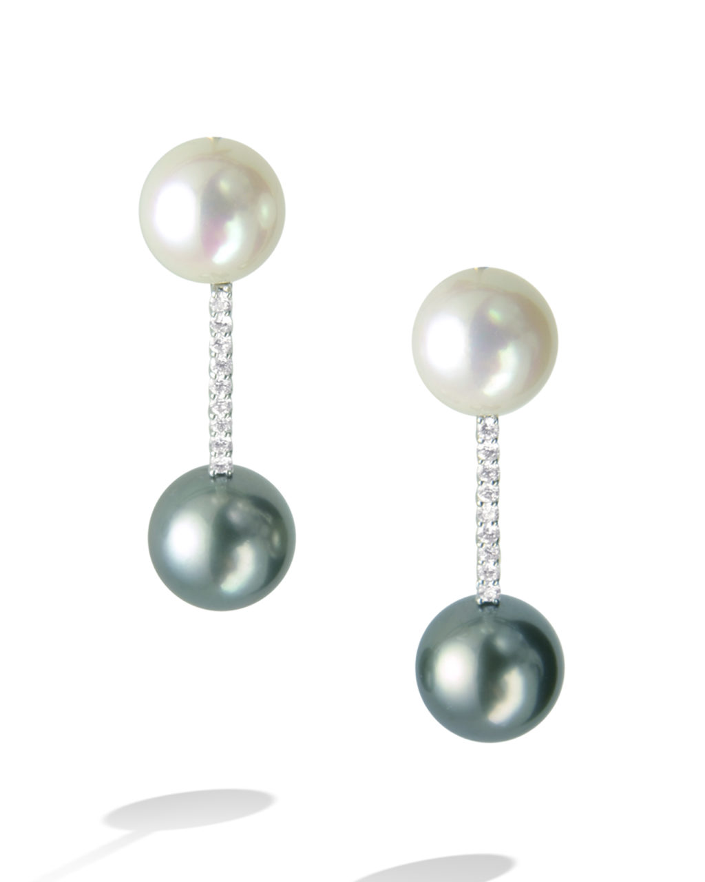 Ballerina Pearl and Diamond Earrings – Turgeon Raine
