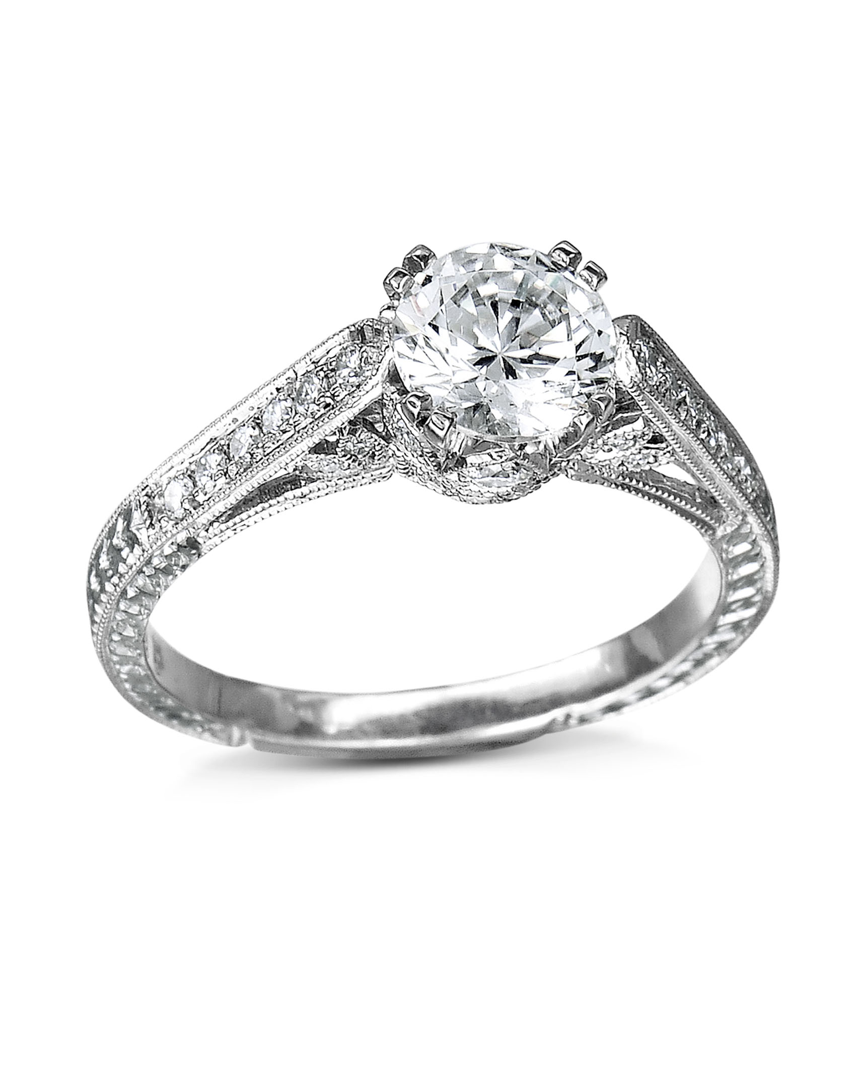 Antique Style Diamond Ring - Turgeon Raine