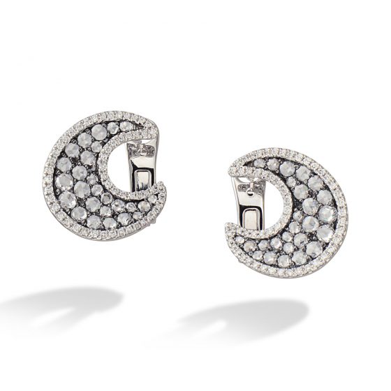 Half Moon Diamond Earrings - Turgeon Raine
