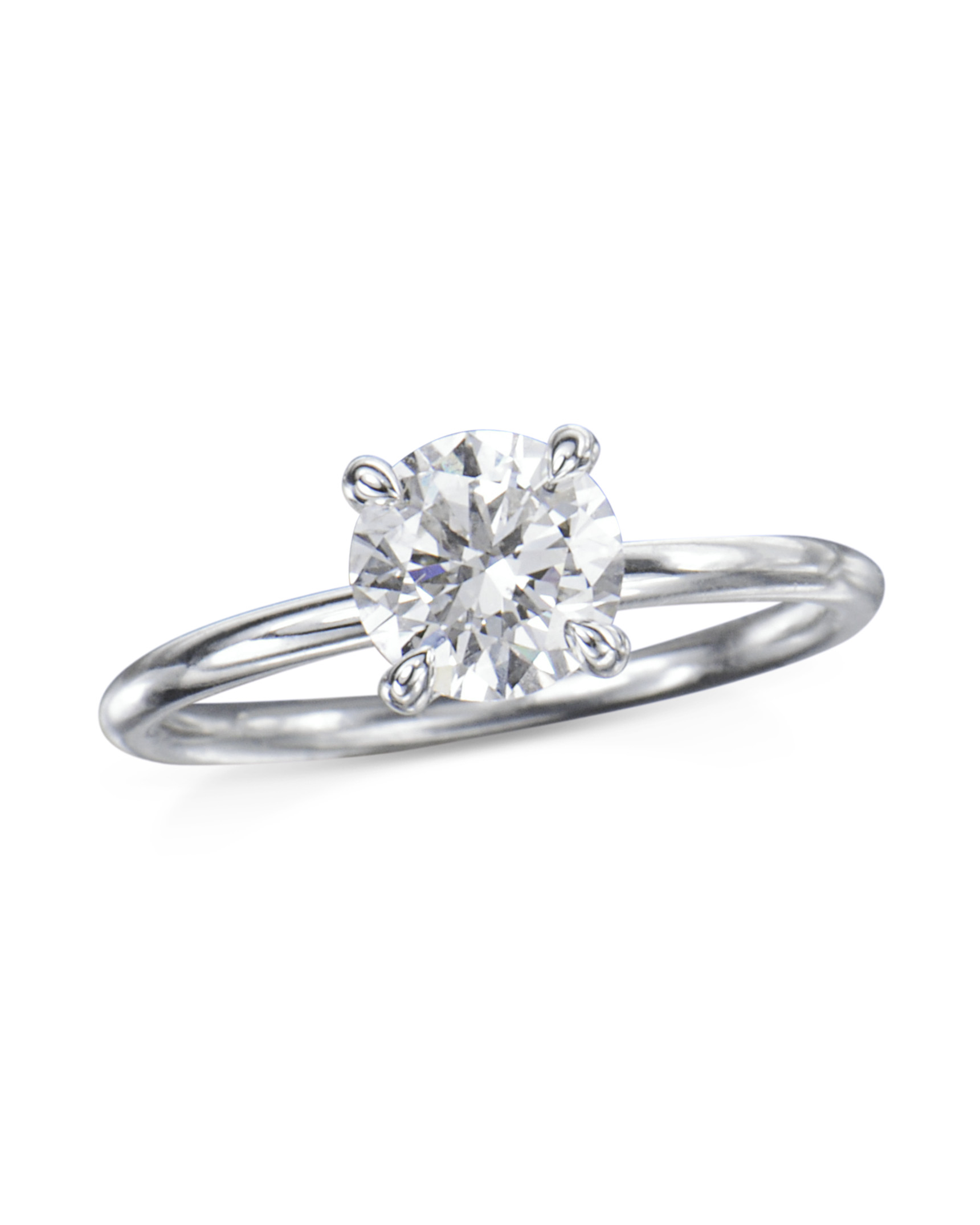 Platinum Hand-Made Diamond Engagement Ring - Turgeon Raine