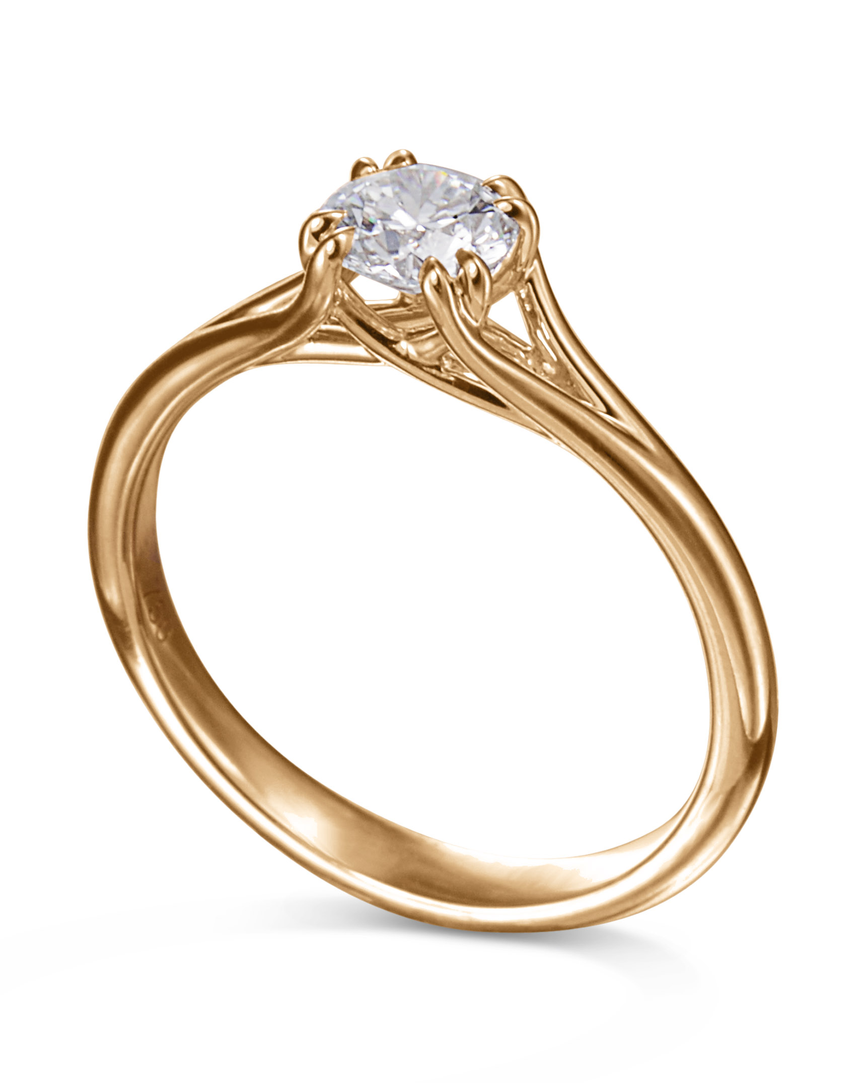 18k Rose Gold Engagement Ring Turgeon Raine