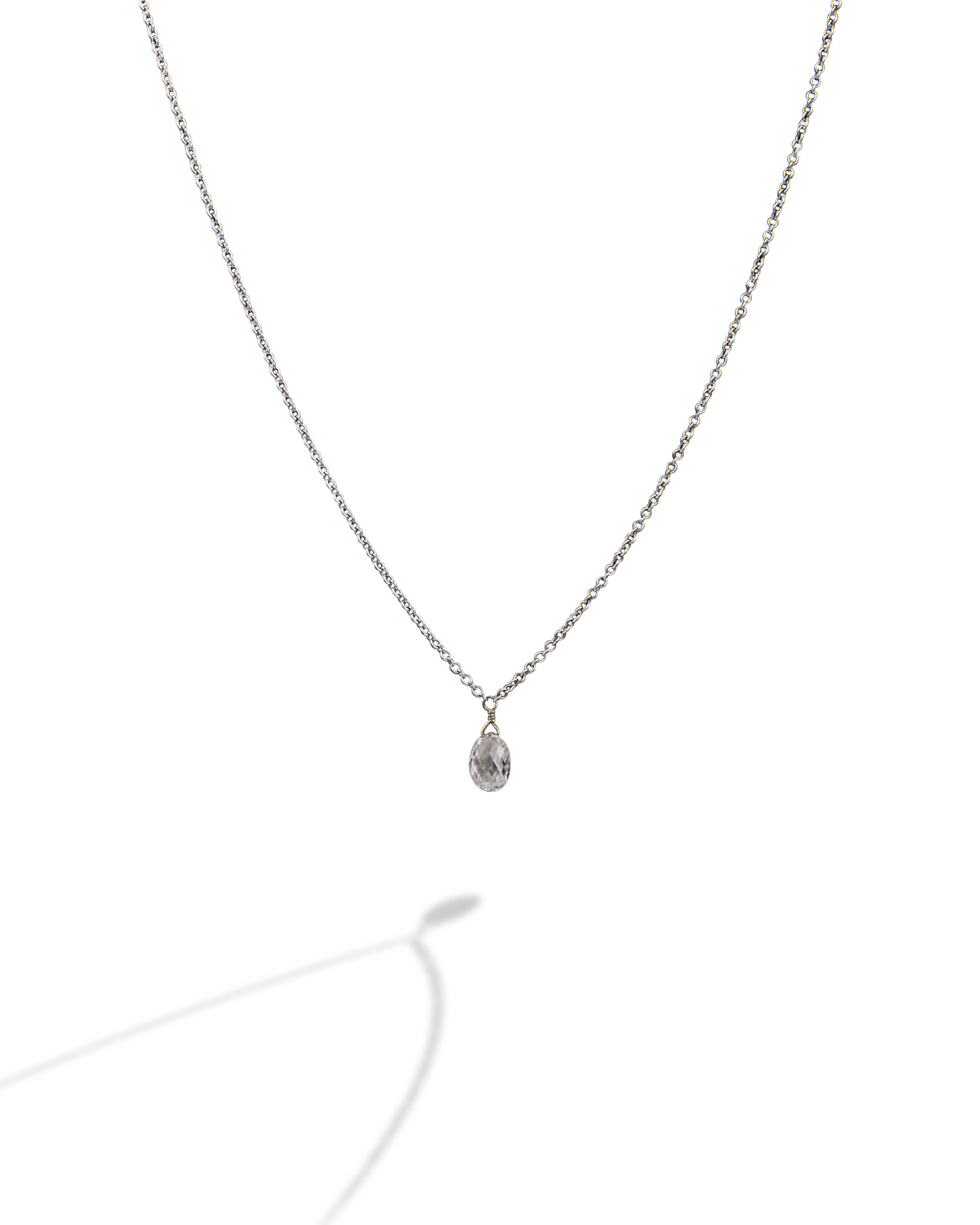 briolette diamond necklace