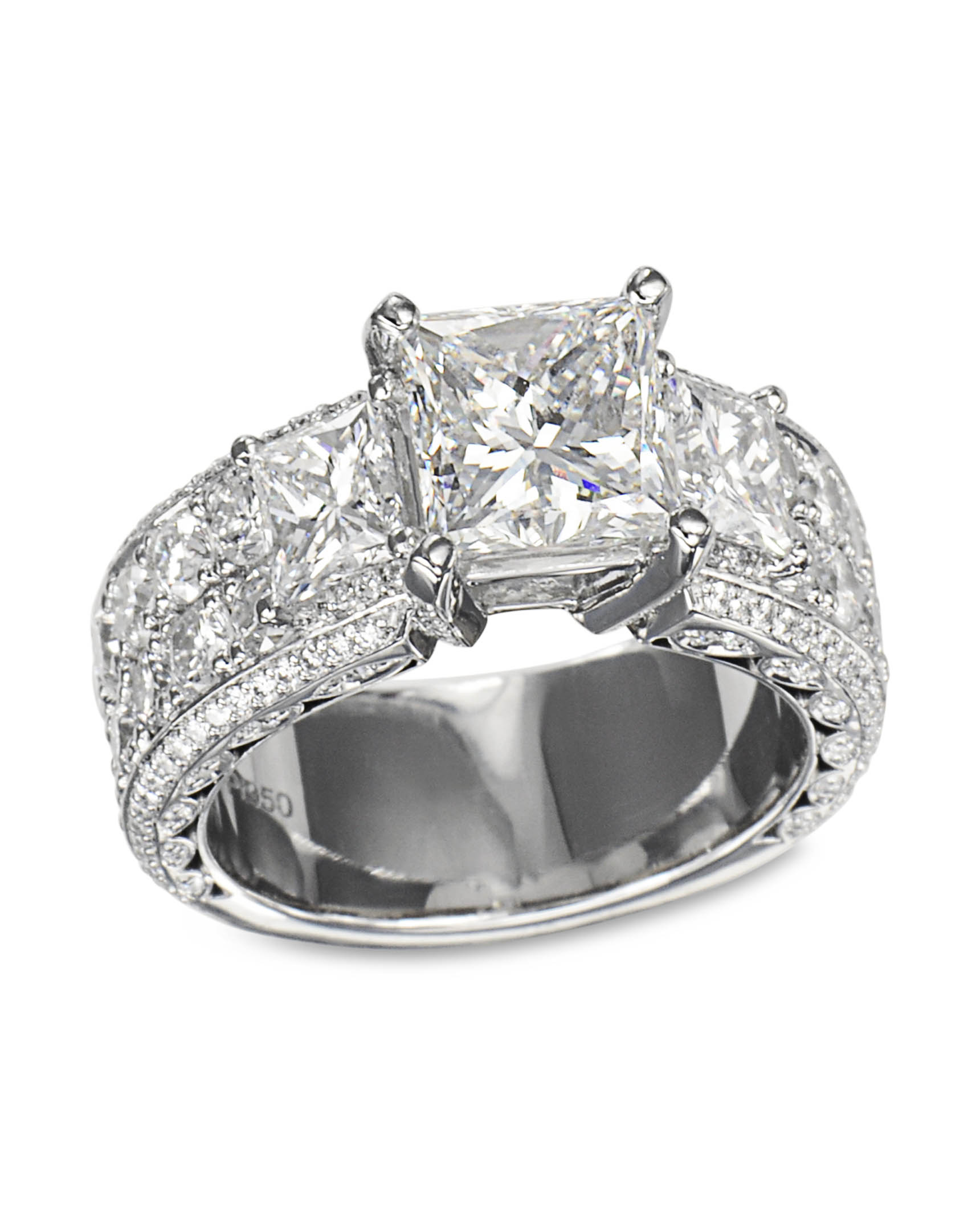 princess diamond ring design