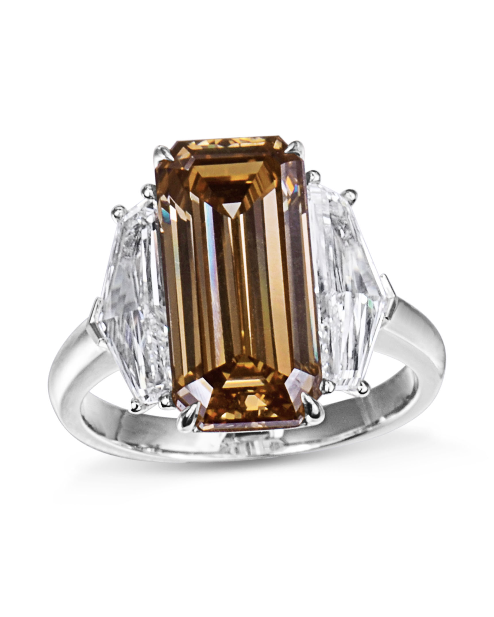 Big Emerald Cut Diamond Engagement Ring - 11 ctw