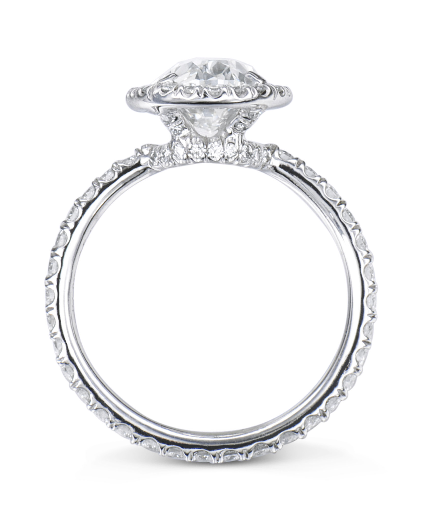 Stunning Oval Diamond Halo Engagement Ring - Turgeon Raine