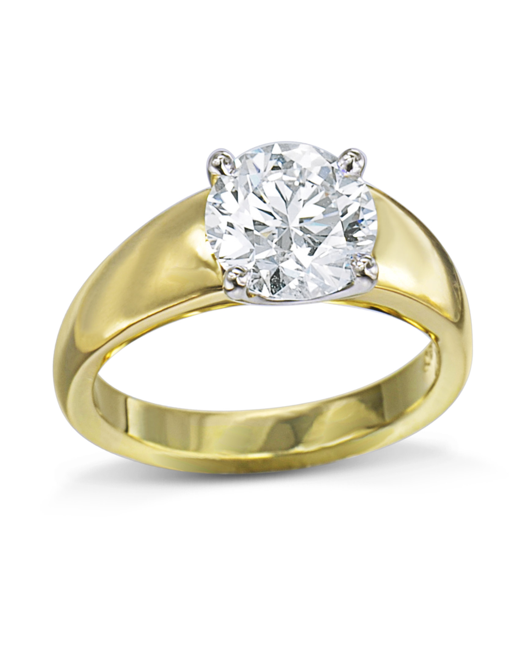 SPE Gold - Modern Heart Gold Ring