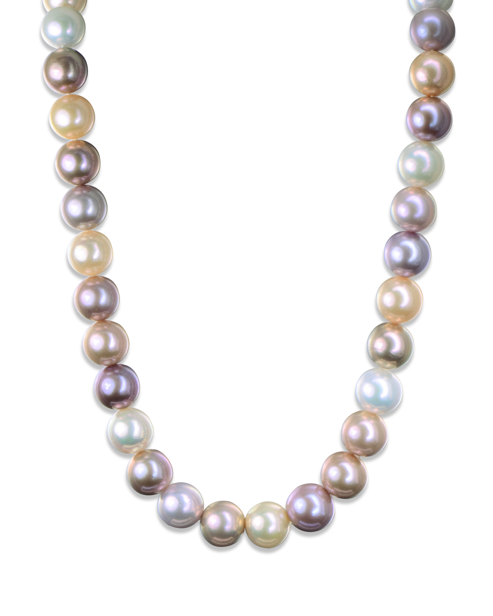 Freshwater Pearl Gold Bead Necklace | DANE Jewellery