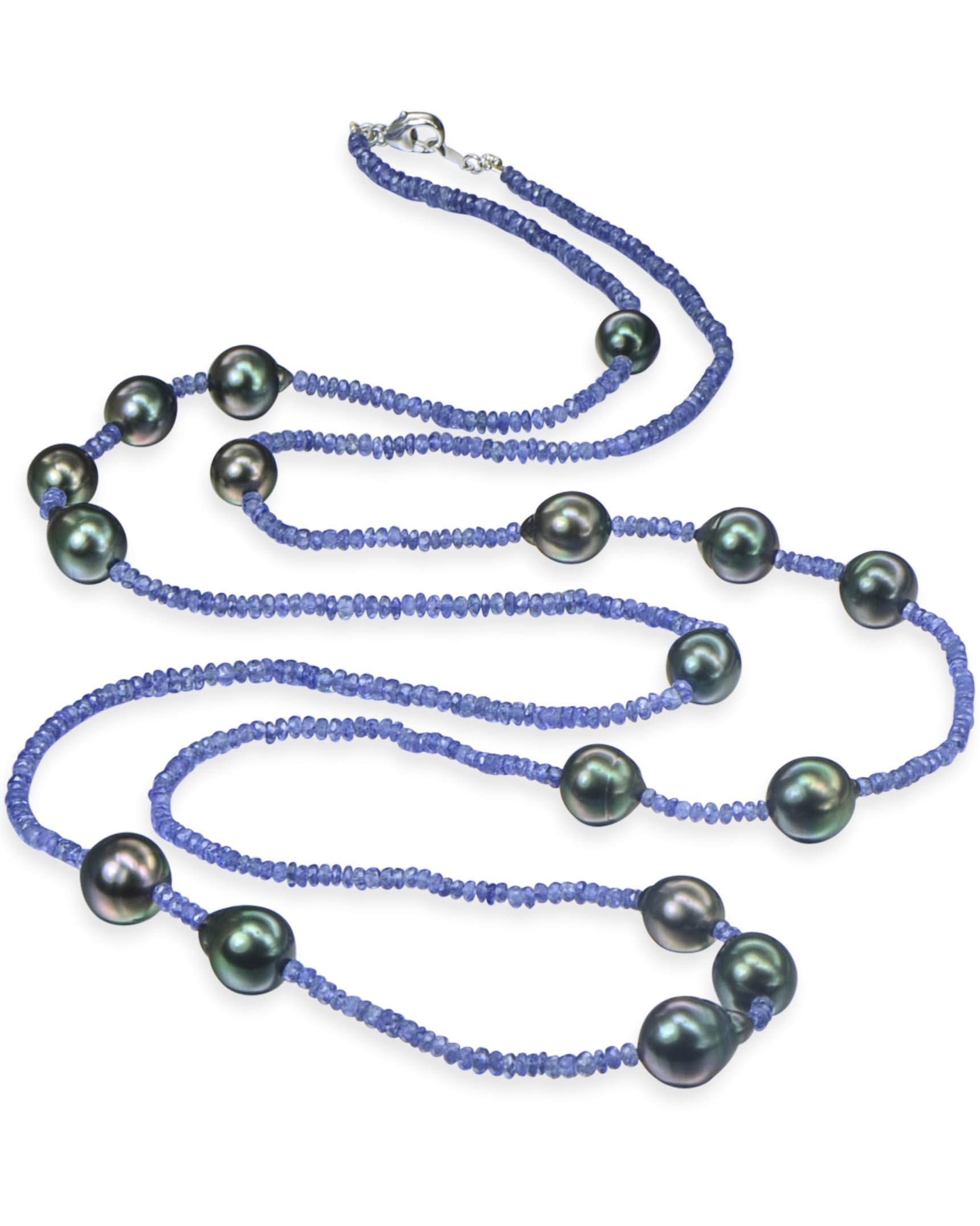 Rainbow Sapphire Bead Necklace – Gill Wing Jewellery