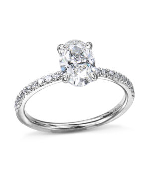 Classic Oval Diamond Engagement Ring - Turgeon Raine