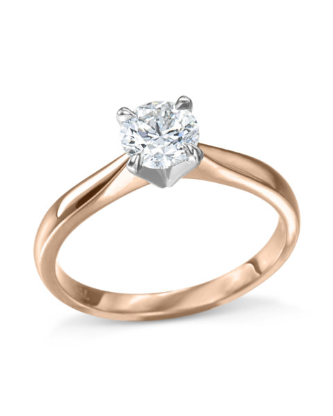 Classic Rose Gold Engagement Ring - Turgeon Raine
