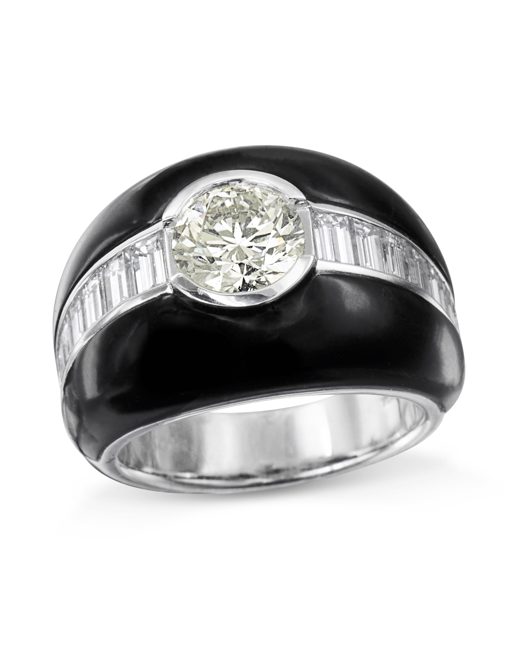 Classic Italian 18K Yellow Gold Oval White Sapphire Diamond Engagement Ring  R195-18KYGDNWS | Caravaggio Jewelry