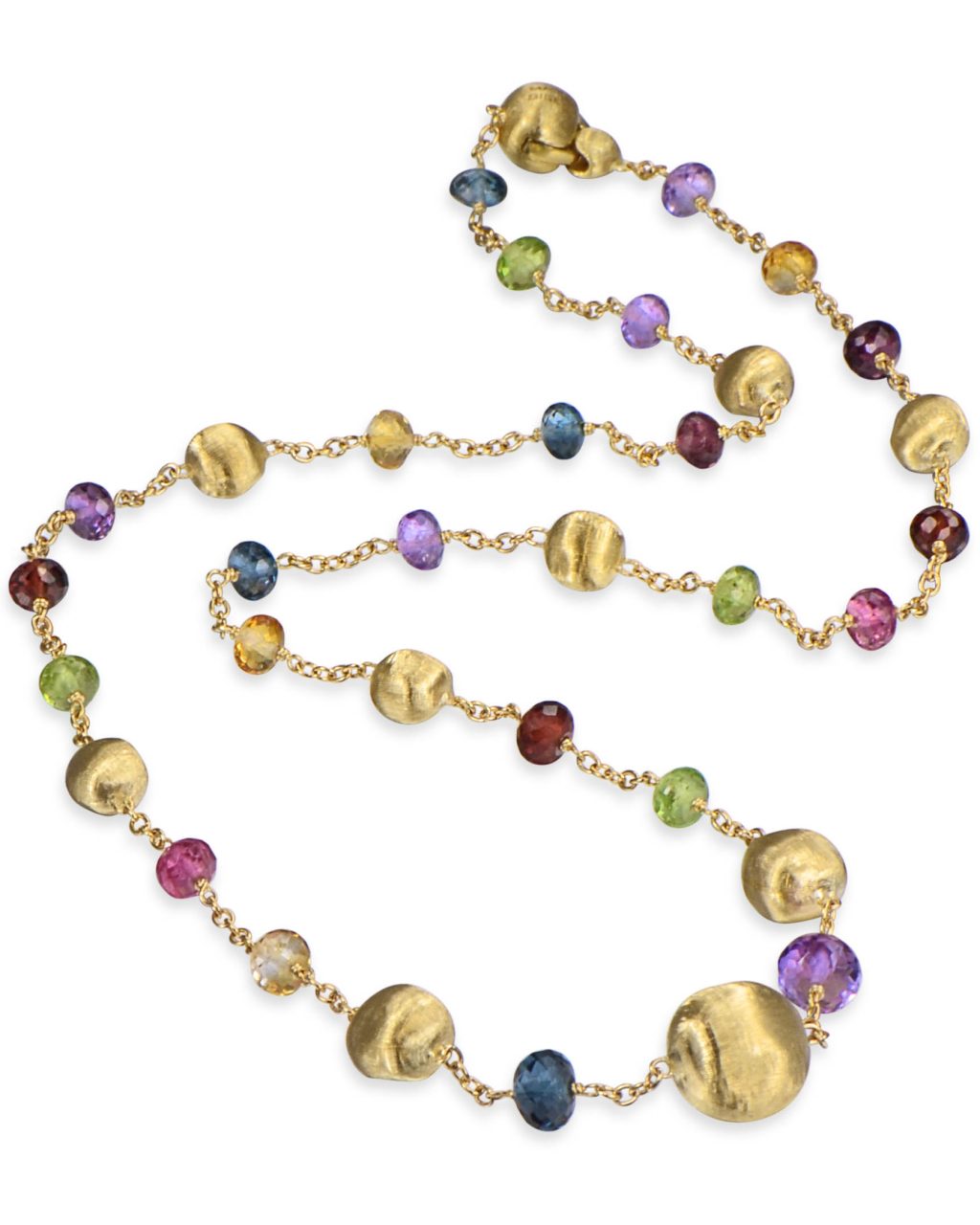 Mixed Stone Africa Bead Necklace by Marco Bicego - Turgeon Raine