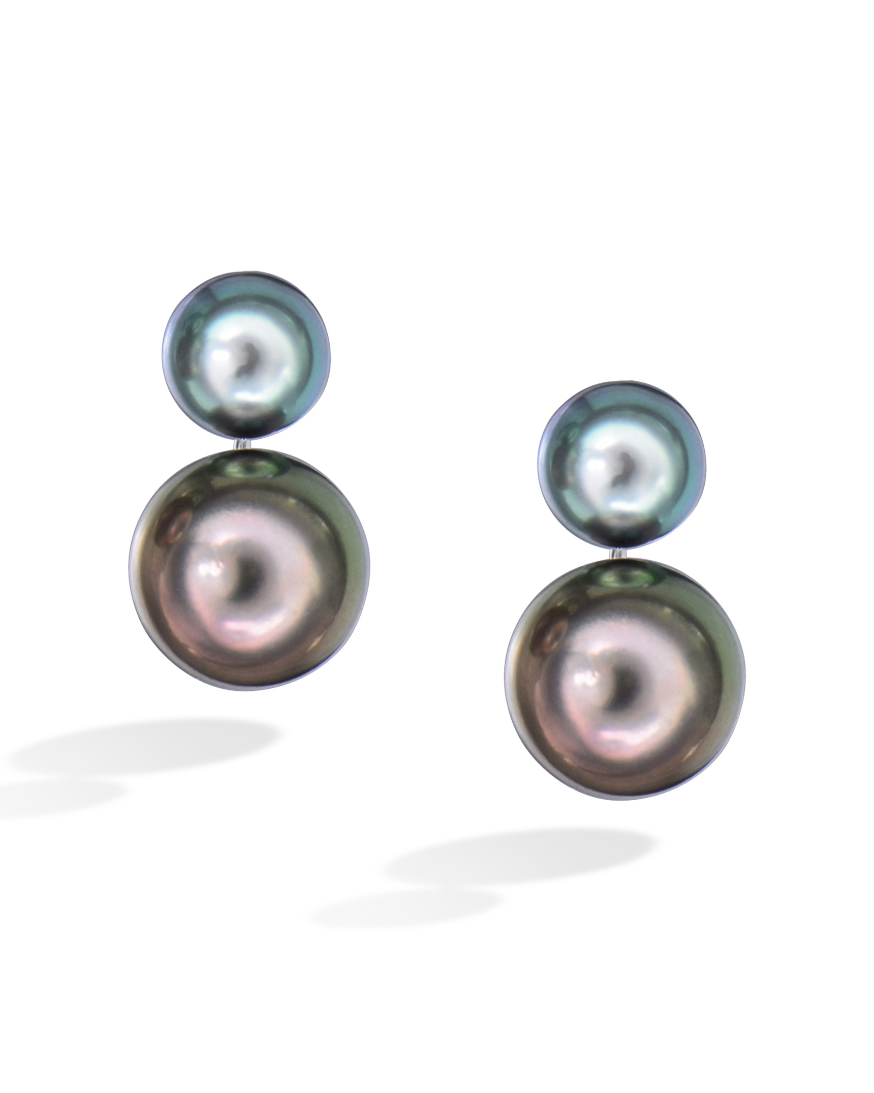 Tahitian Pearl Earring Jackets Turgeon Raine Jewels Earrings Essp00307 Essst00240