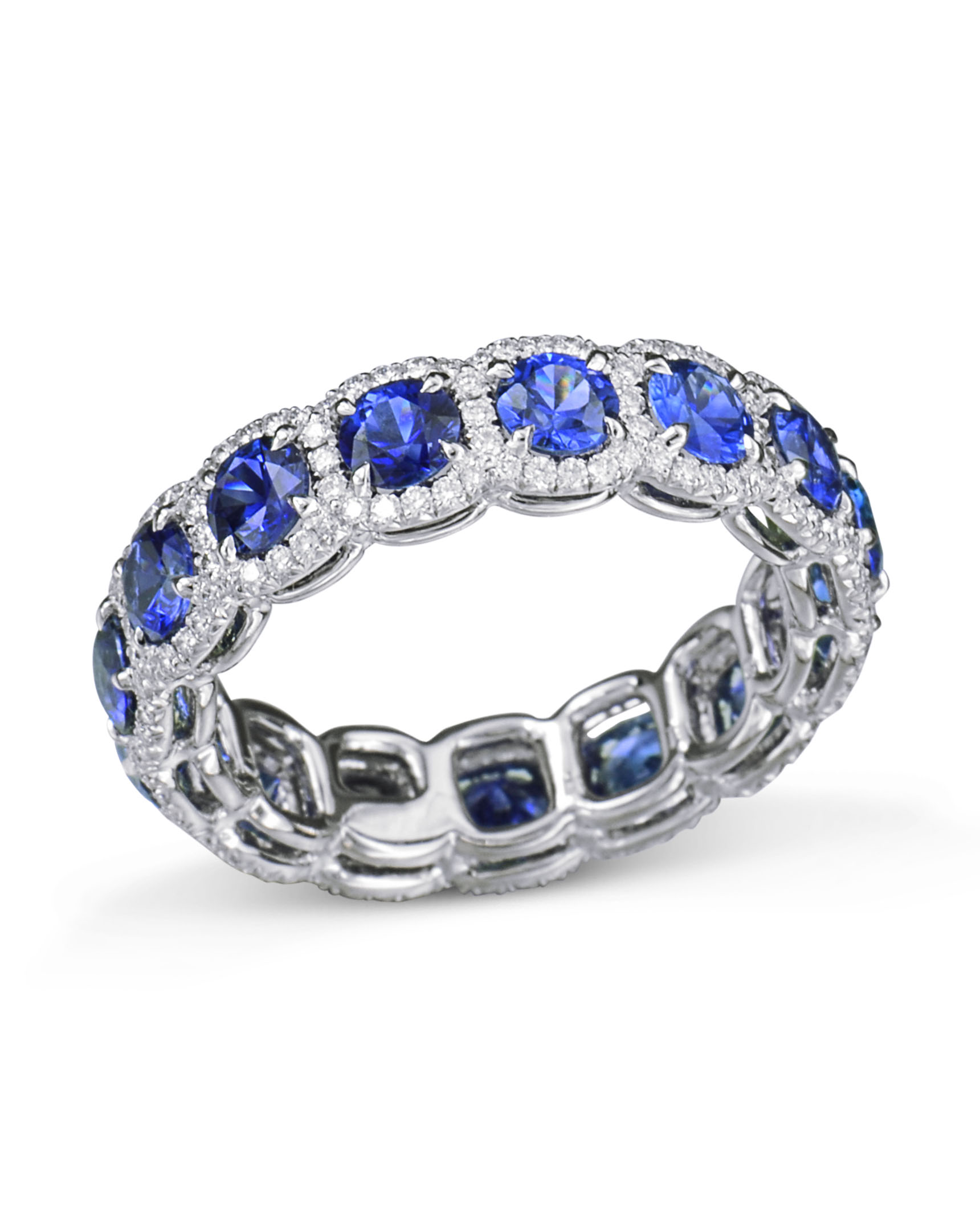 Gold Sapphire Eternity Ring | Ele Kalon Jewelry | Eternity, Wedding &  Engagement Rings – Elekalon