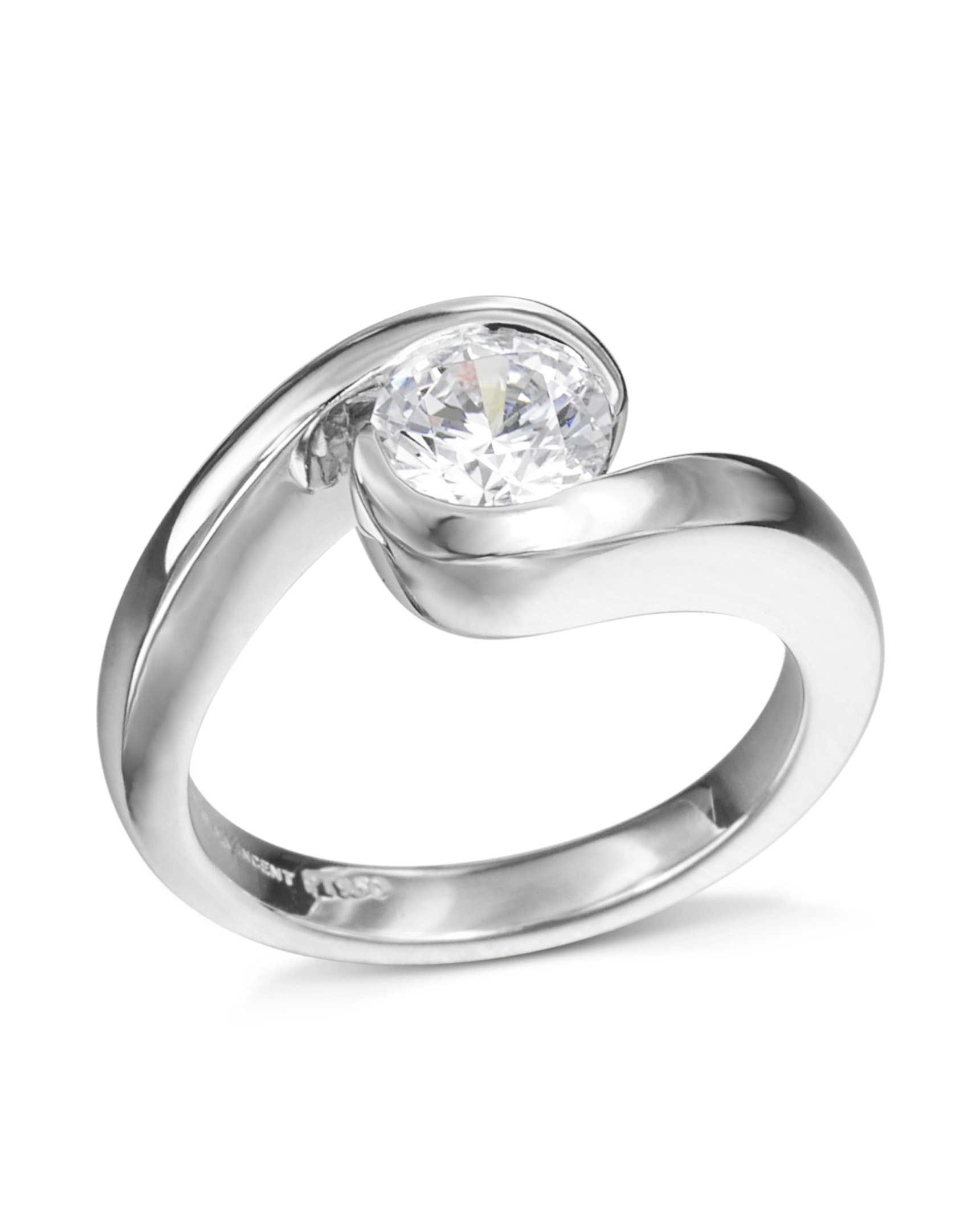 Bypass Diamond Engagement Ring - Turgeon Raine