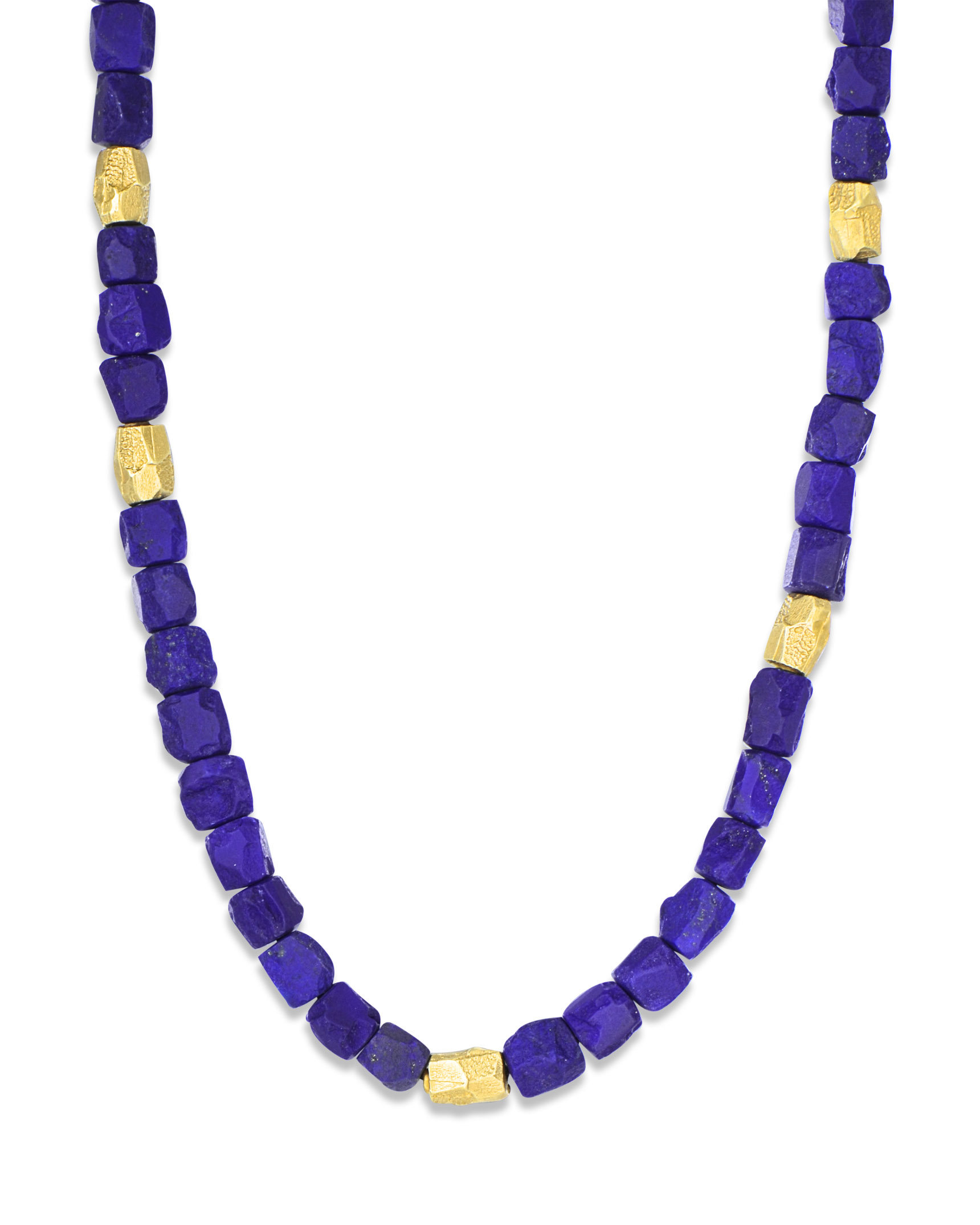 Lapis lazuli bead necklace