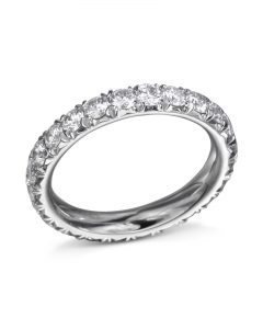 French-Set Diamond Eternity Band
