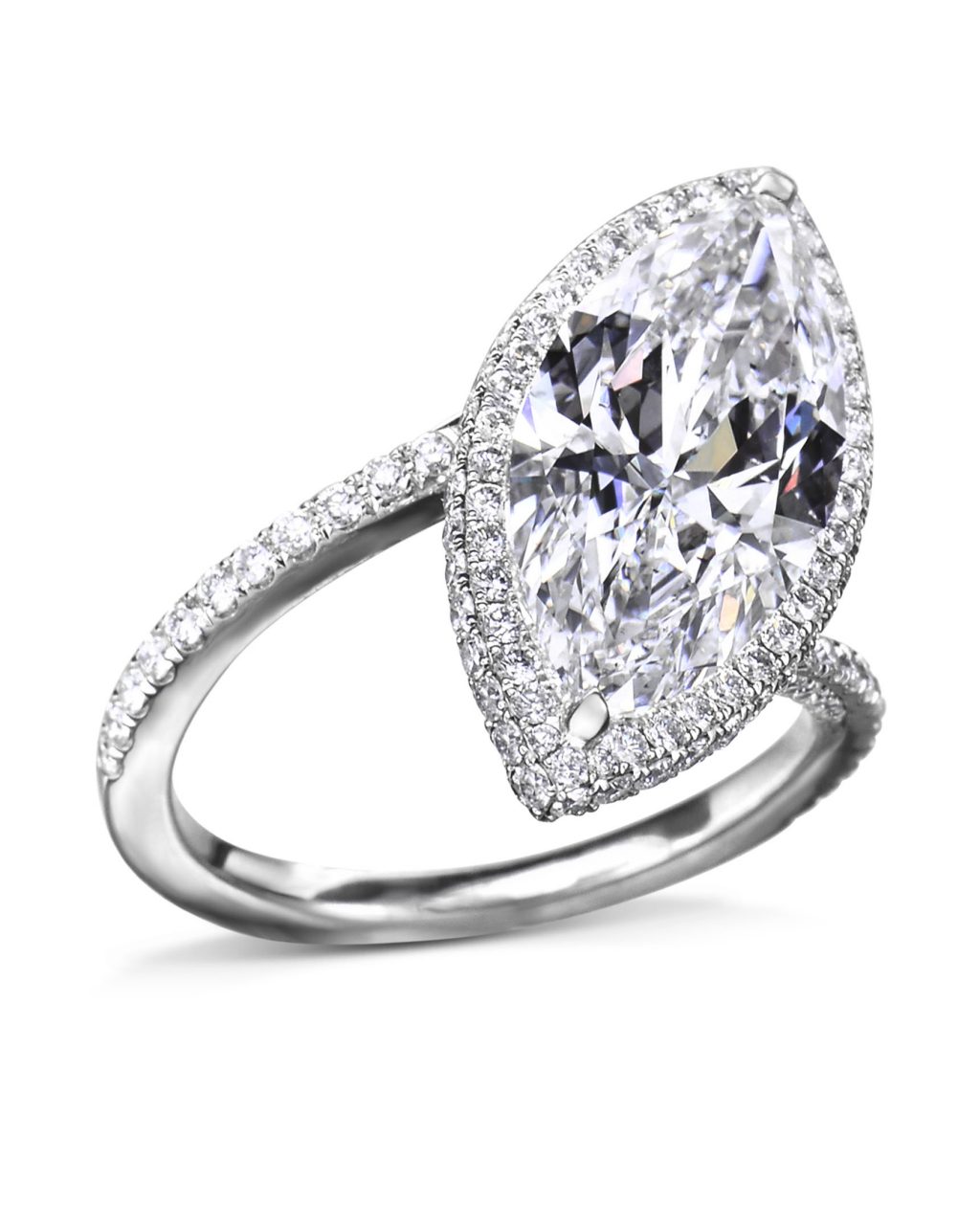 marquise cut diamond settings