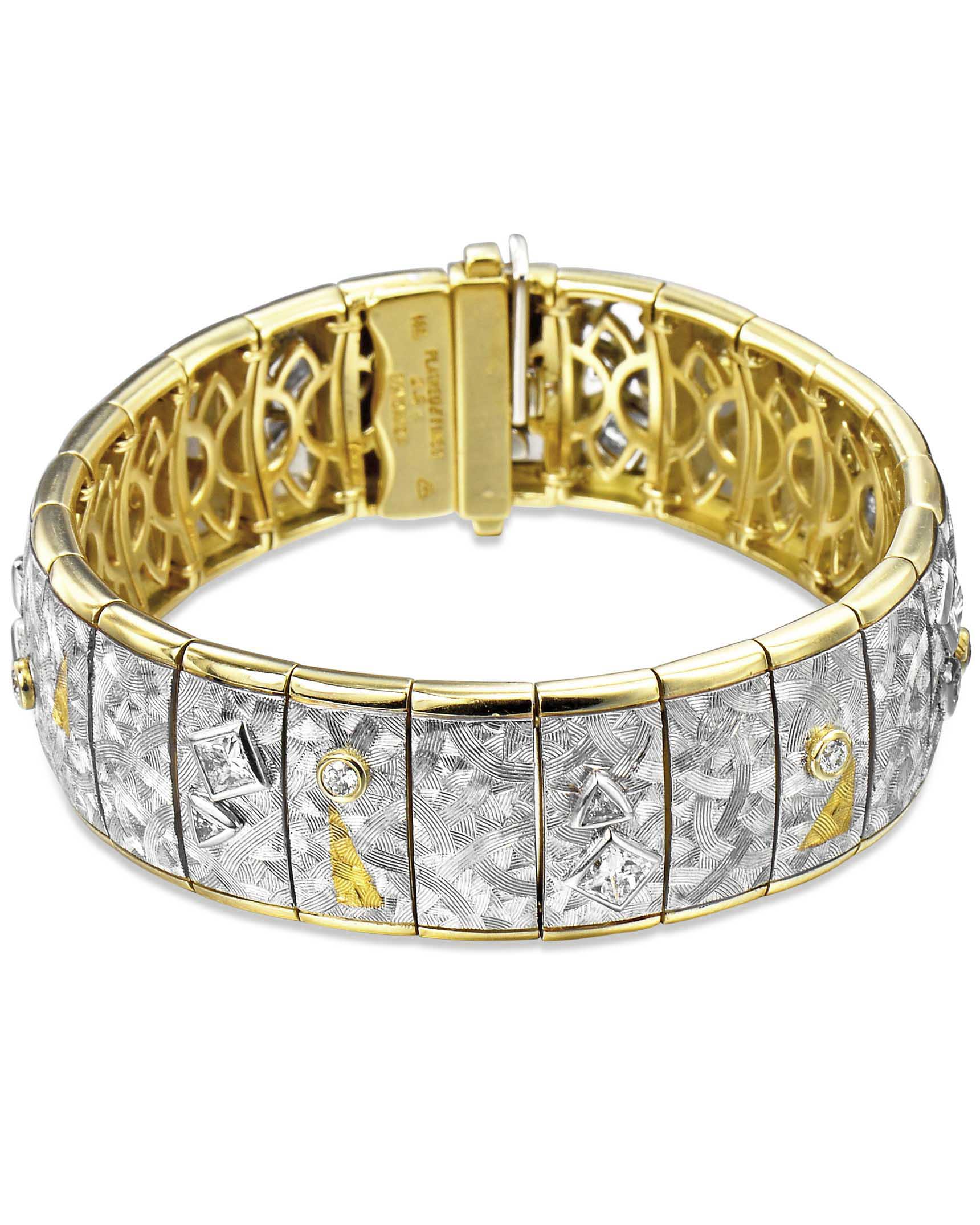 925 Sterling Silver 24K Gold Plated Bracelet, GCBR01, 9.8 Gm at Rs  1470/piece in Jaipur