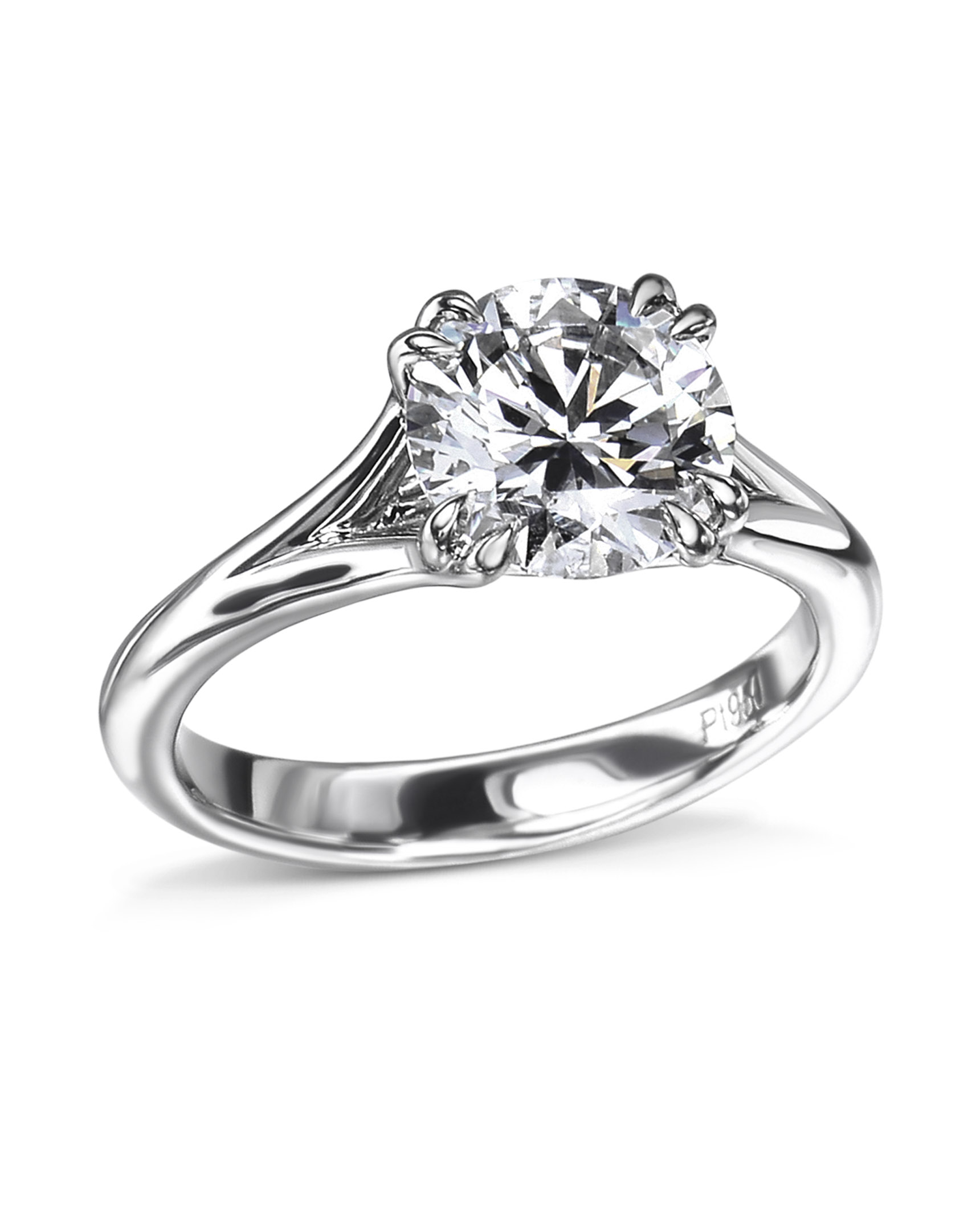 Buy Platinum Couple Rings With Single Diamond Ring for Men & Half Eternity  Ring for Women JL PT 908 Online in India - Etsy