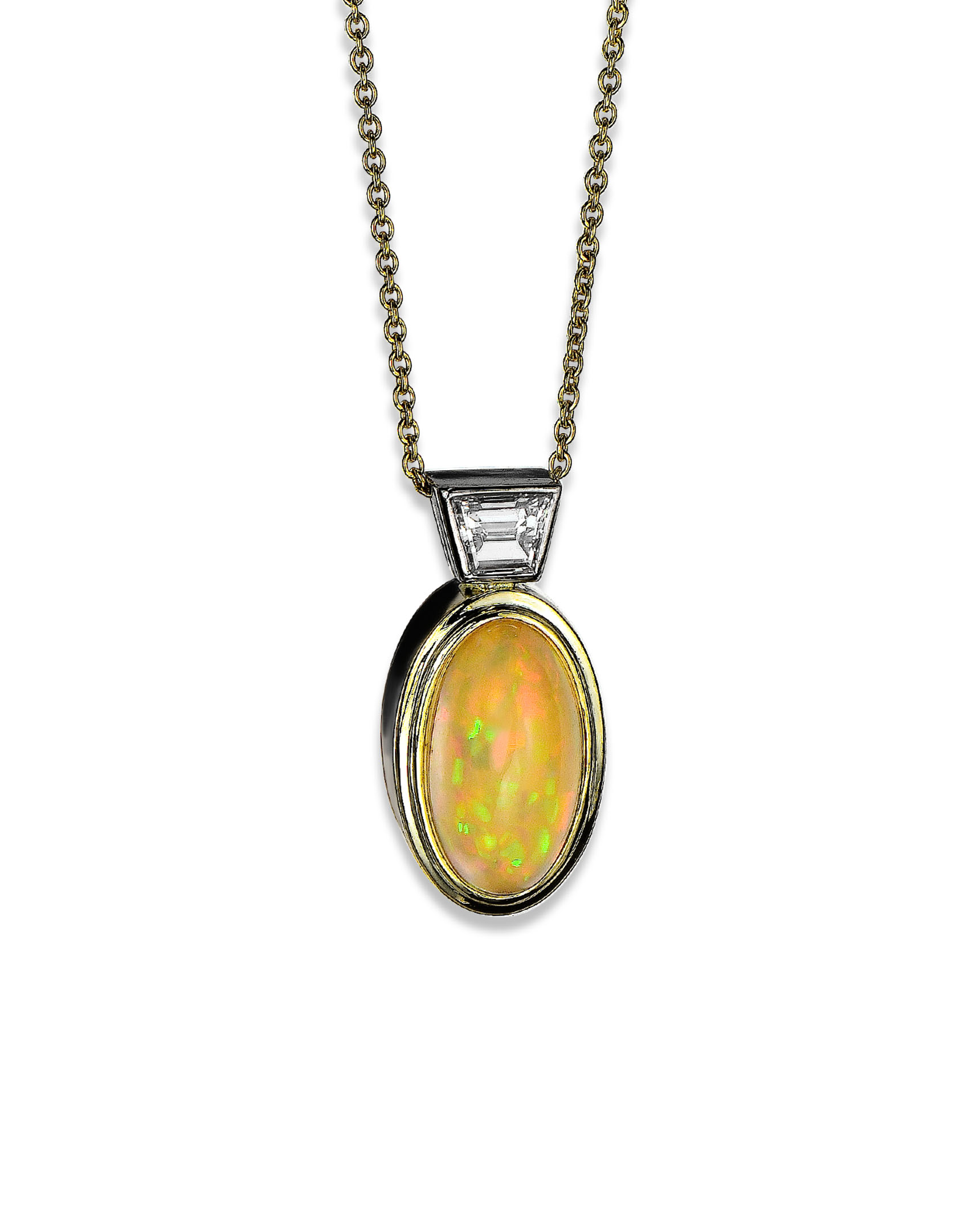 Buy Raw Opal Necklace Genuine Jewellery Natural Opal Ethiopian Opal Necklace  Jewelry sterling Silver Gift for Her Unique Gift Online in India - Etsy