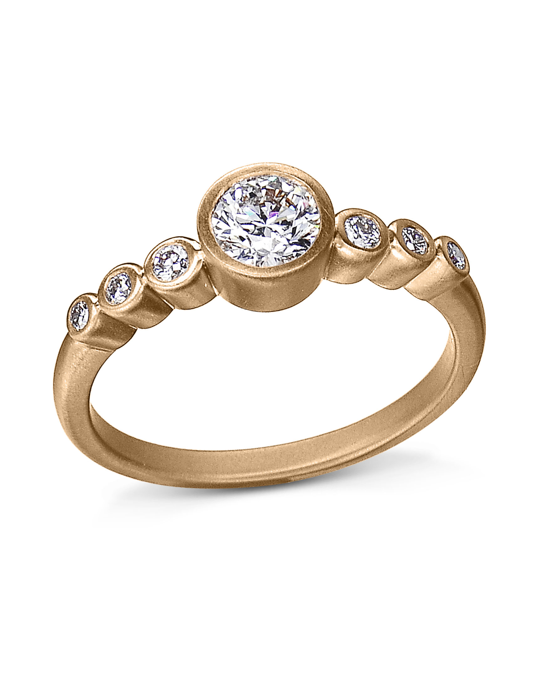 HRRTR259 Round Cluster 7 Stone Diamond Ring | Shining Diamonds®