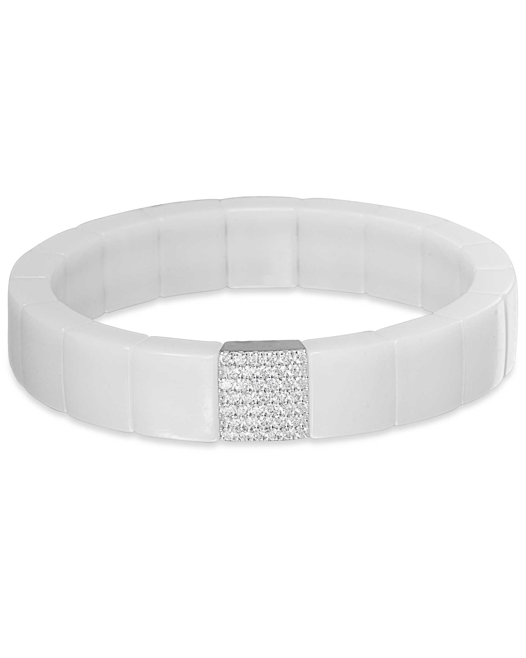 Bracelet cordon or blanc & diamant synthétique Diamanti - DS4007.21 -  DS4007.21