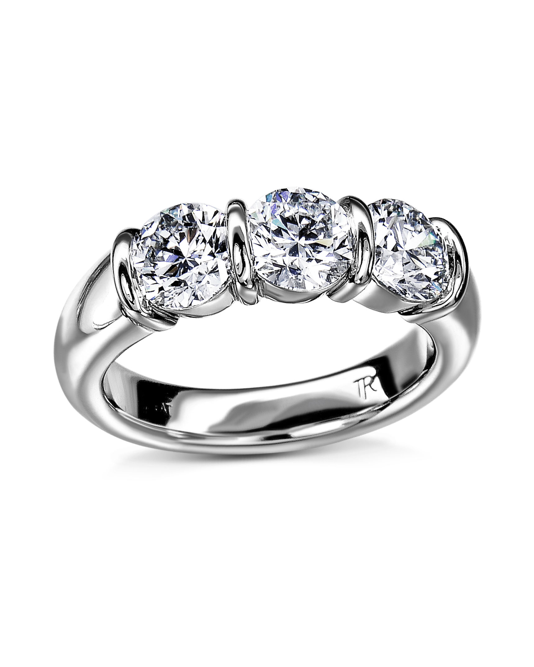 14K Channel-Set Diamond Wedding Band (3/4 ctw) – Allen's Jewelers