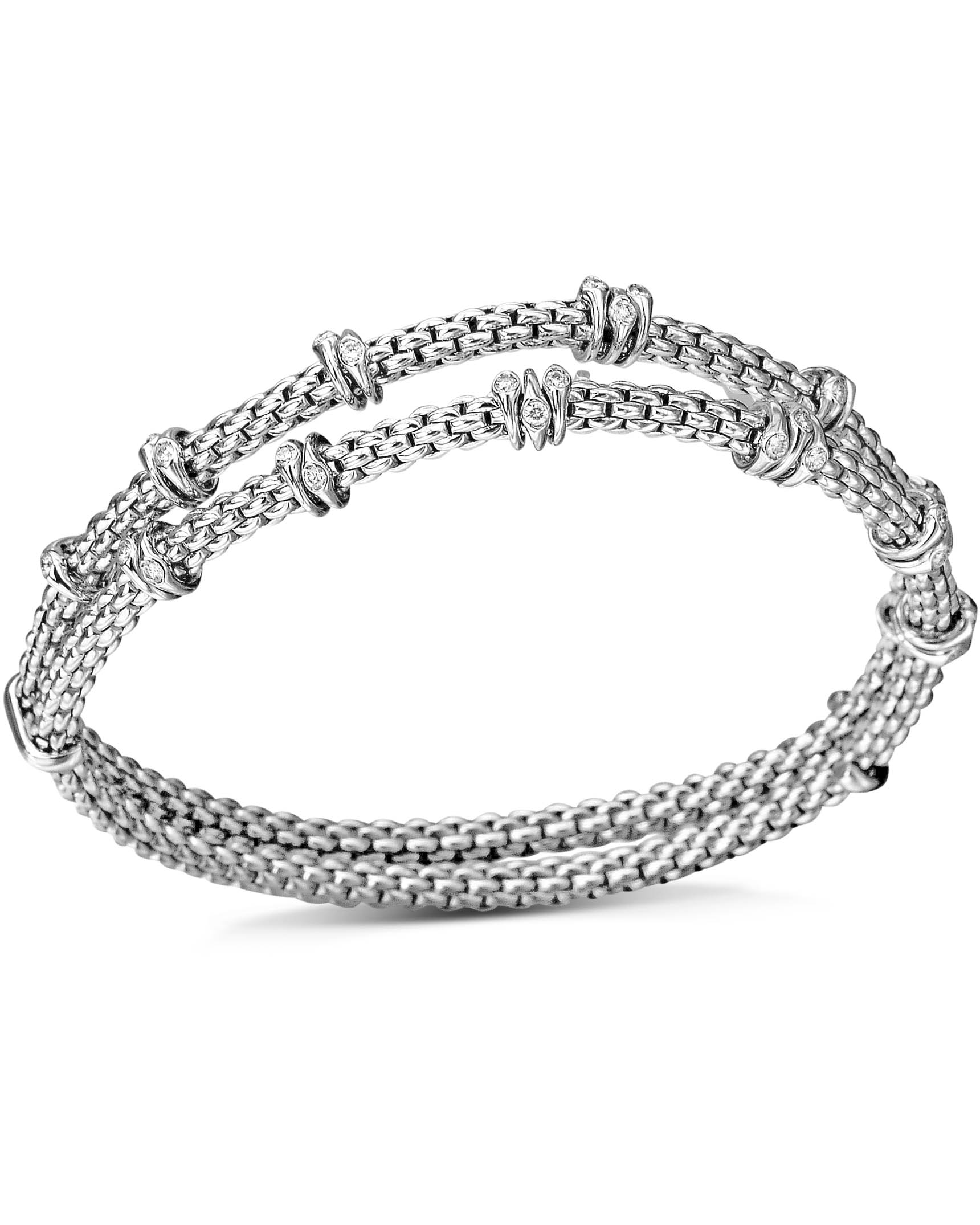 White Gold Flex’It Prima Bracelet by Fope - Turgeon Raine