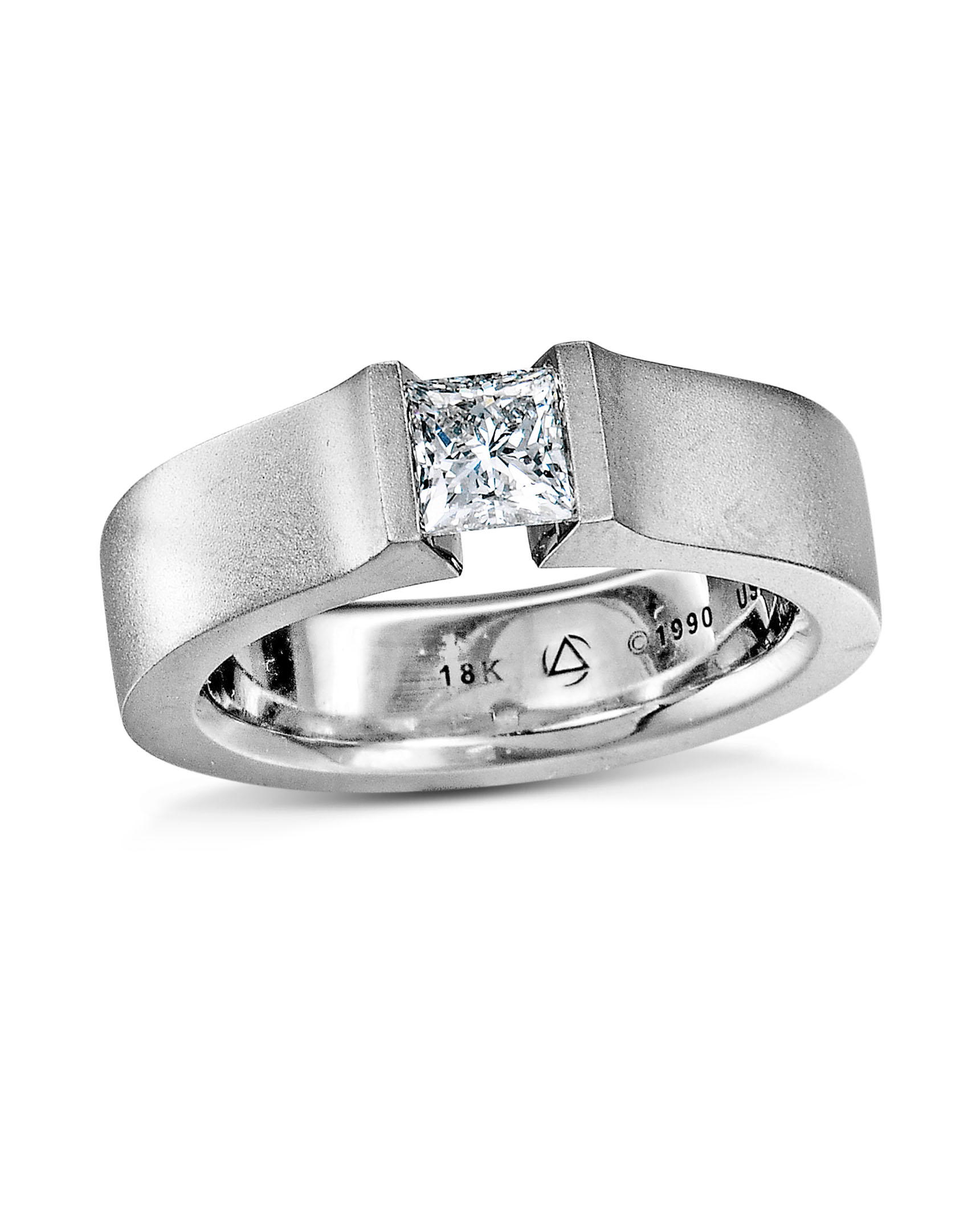 Bijoux Tension Set Engagement Ring in 14K, 18K or Platinum | Luxe Wholesale  Diamonds