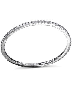 Metallic Bronze w/ Clear - Oval Resin Bangle - Epoxy Resin Bracelet w/ Mica Powder - Medium Oval - Waterproof - Lightweight - Durable