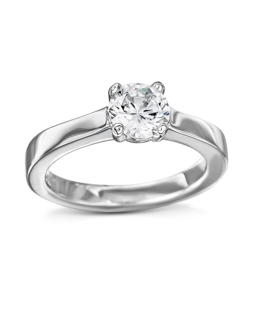 Platinum and Diamond Engagement Ring - Turgeon Raine